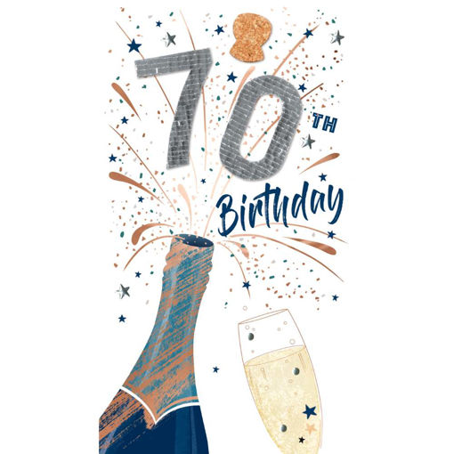 Picture of 70TH BIRTHDAY CARD